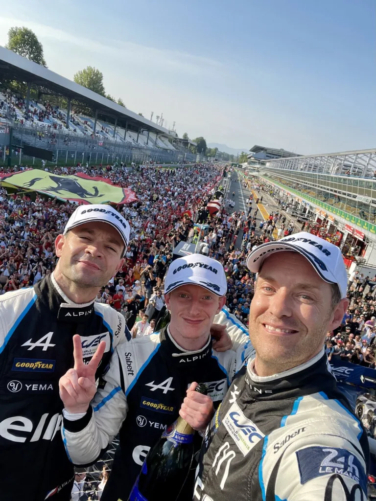 Sur le podium à Monza !
