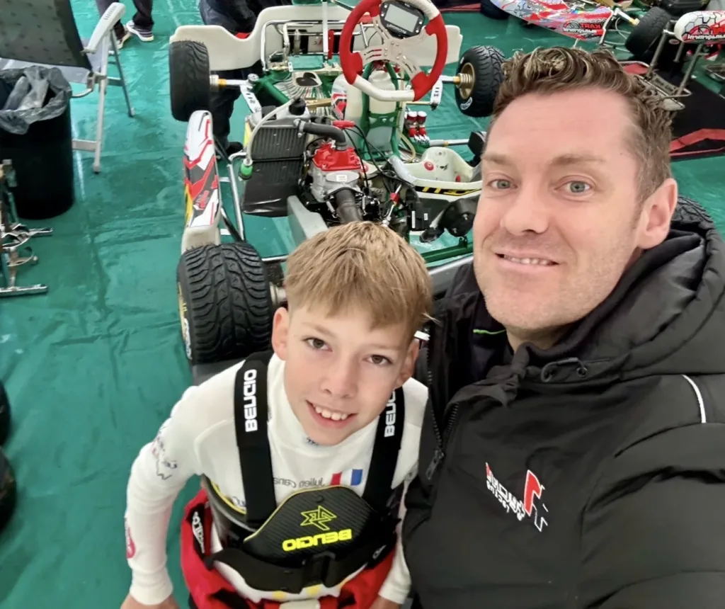 Adrian et Julien Canal au paddock
